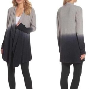 Barefoot Dreams CozyChic Lite Ombre Open Front Cardigan – Size S/M